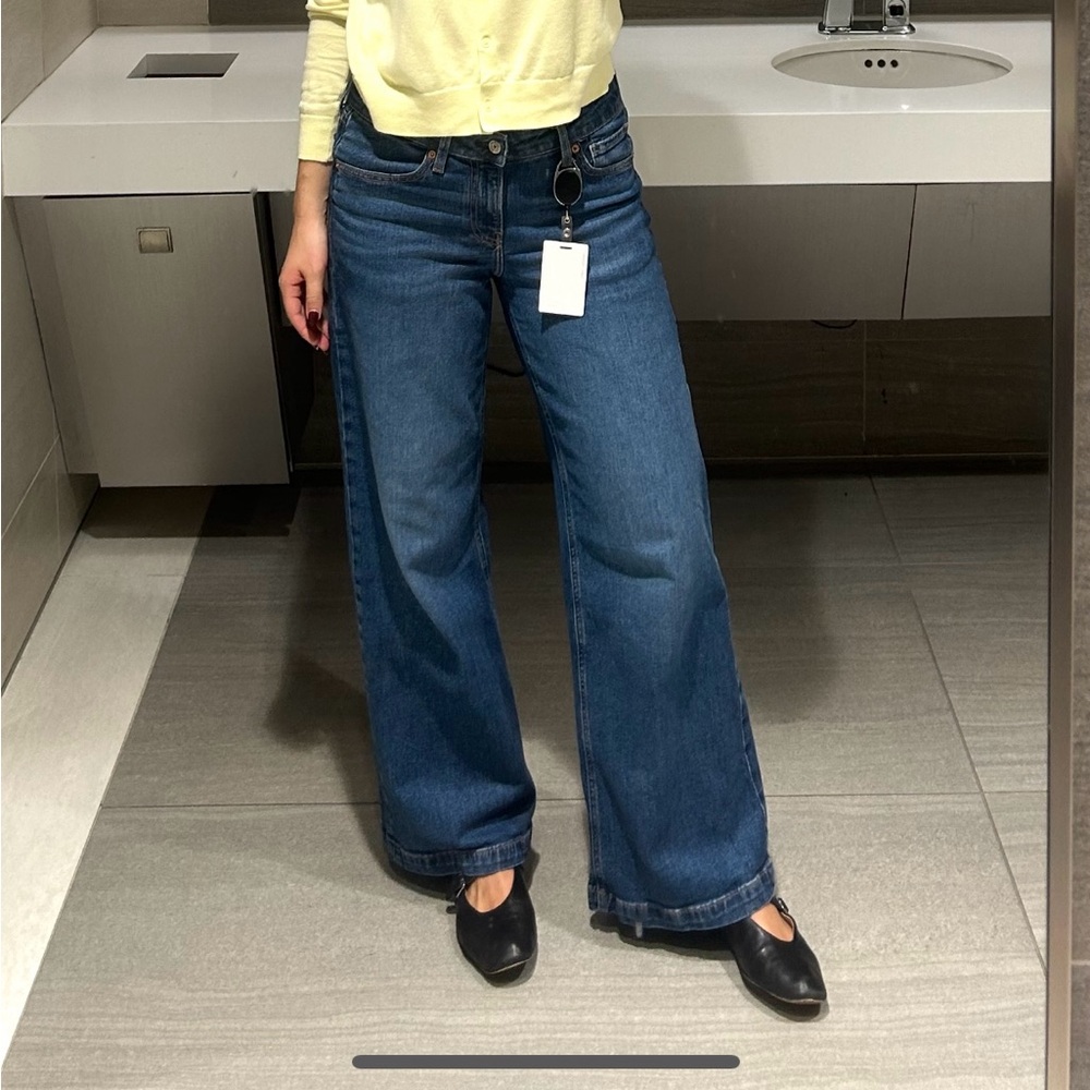 Gap low ride wide leg jeans